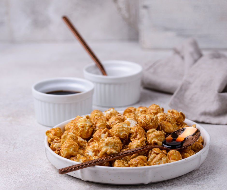 Caramel Sea Salt Bourbon Popcorn